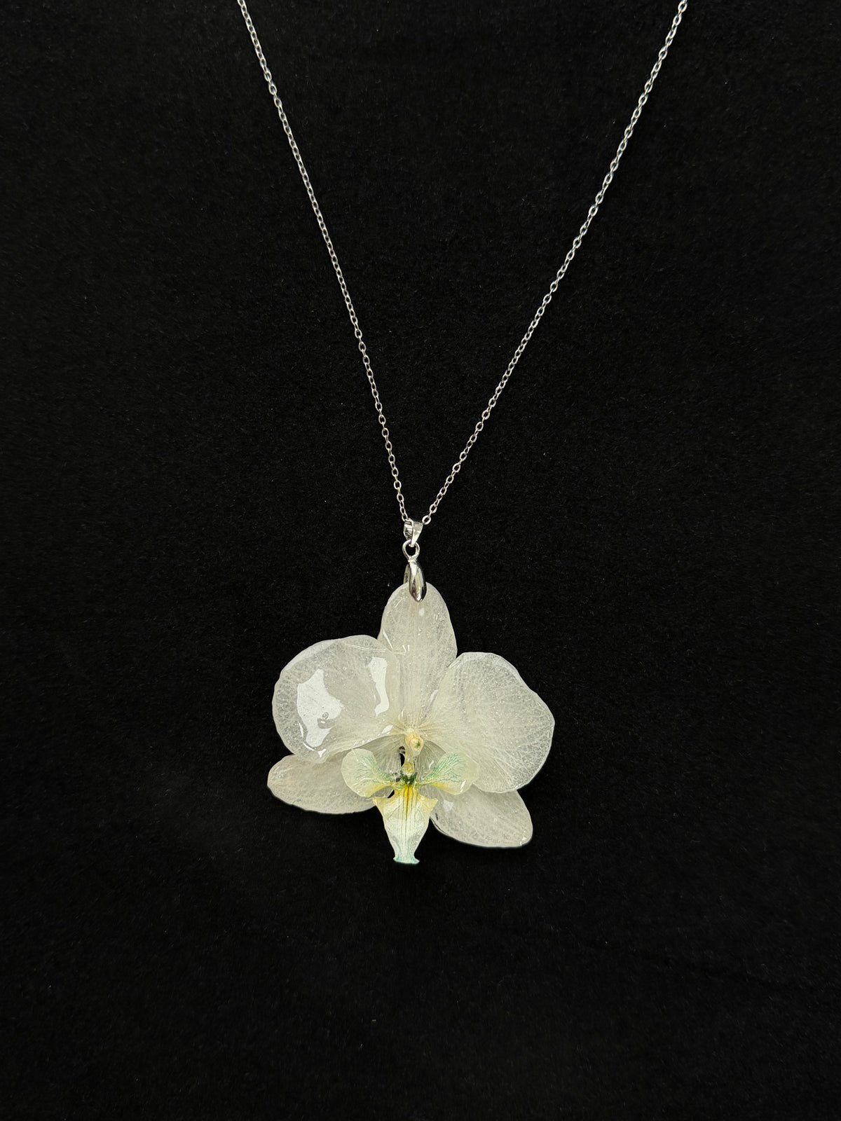 White Orchid Necklace