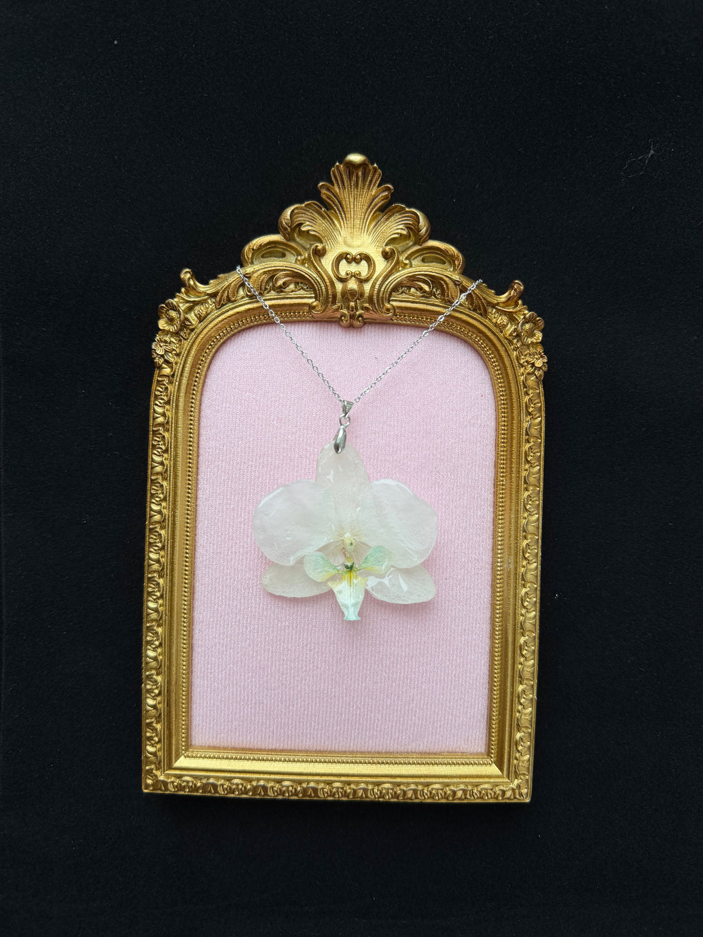 White Orchid Necklace