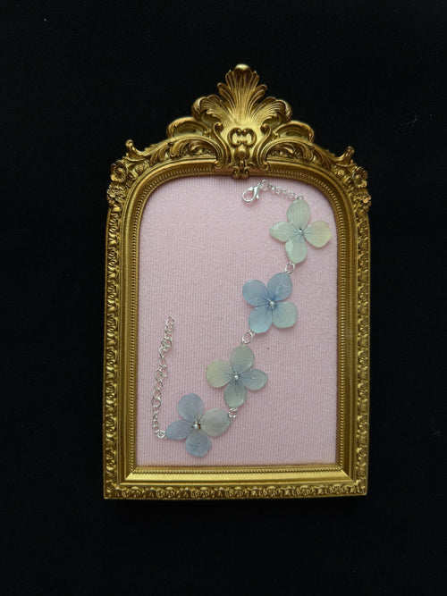 Blue Hydrangea Bracelet