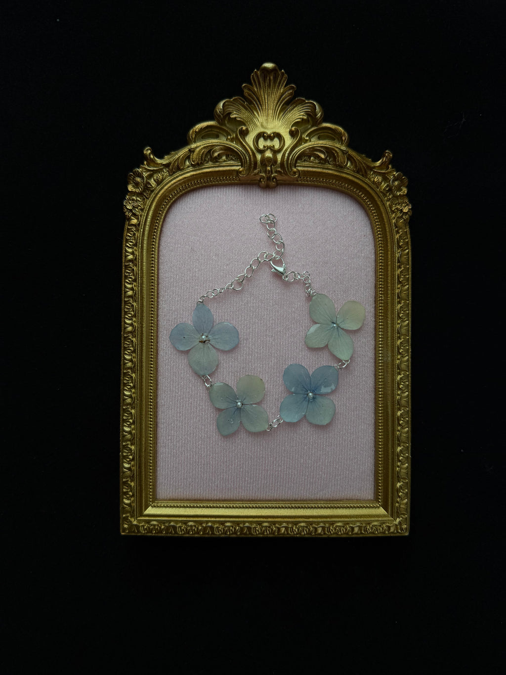 Blue Hydrangea Bracelet