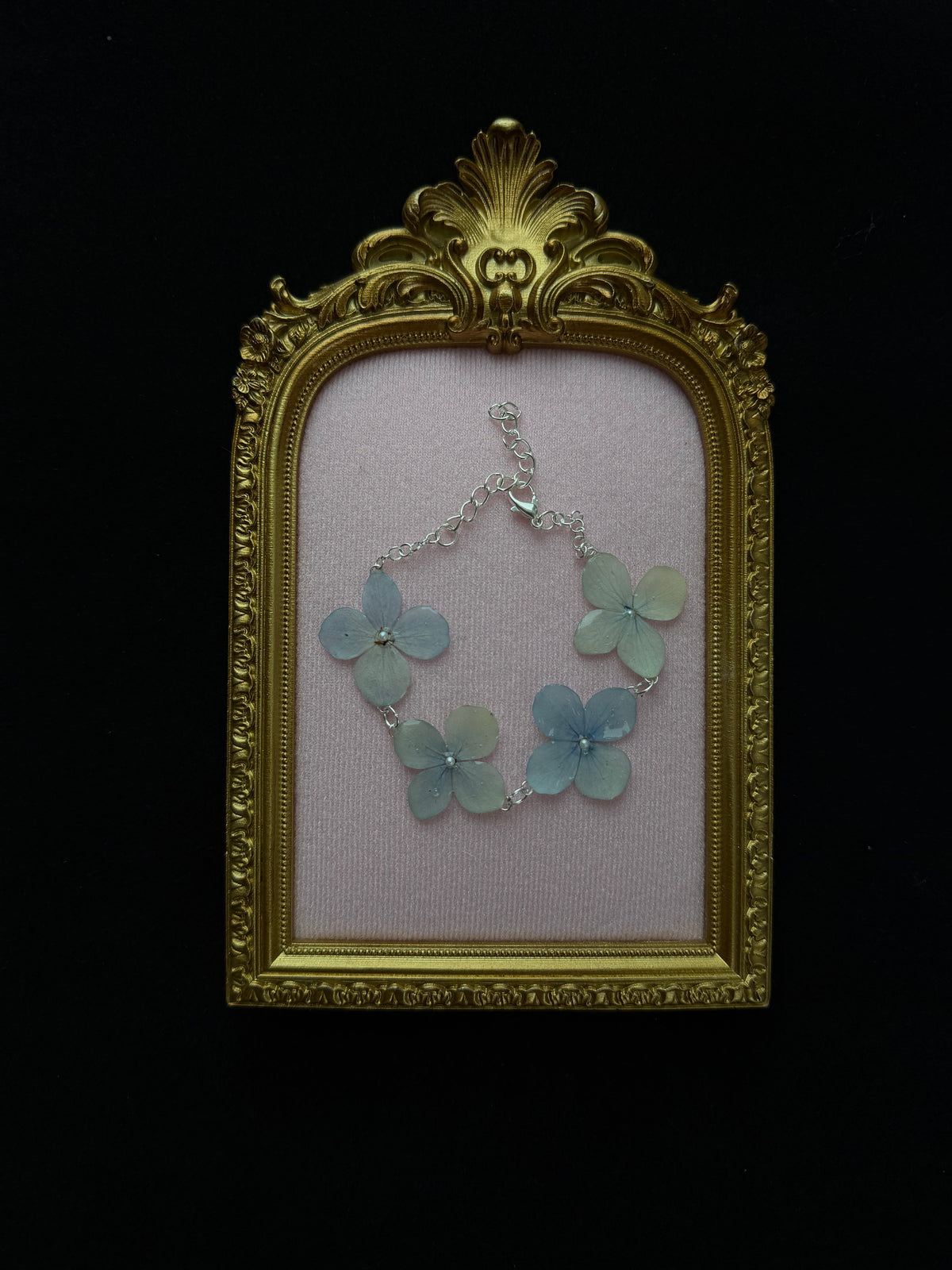 Blue Hydrangea Bracelet